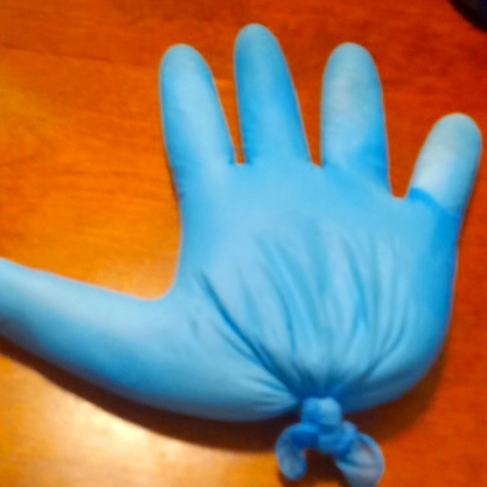 Glove stress toy